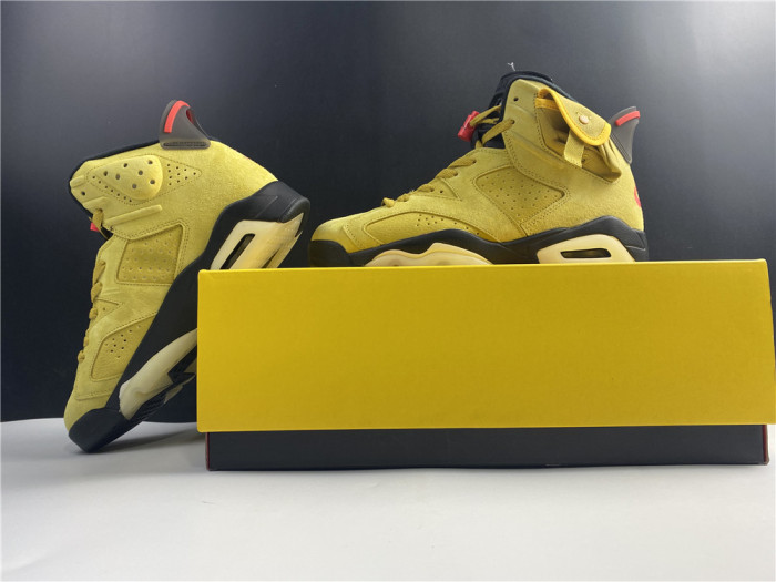 AIR JORDAN 6 YELLOW X TRAVIS SCOTT CN1084-300 - CCSHOES