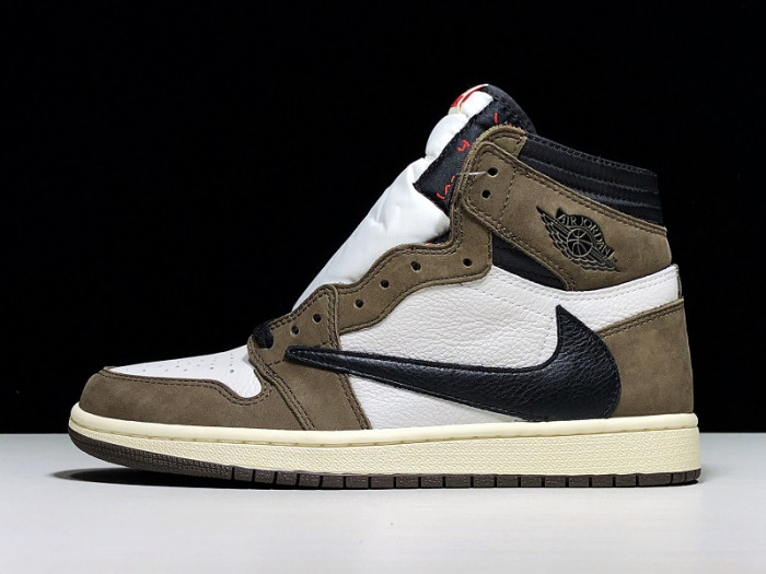 Travis Scott x Air Jordan 1 Retro High OG 'Mocha' - CD4487 100 - CCSHOES