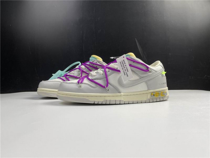 OFF-WHITE X DUNK LOW “21 OF 50” DM1602-100 - CCSHOES