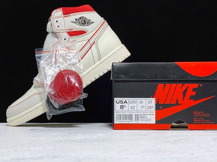 Air Jordan 1 Retro High OG "Phantom" Gym Red 555088-160 - CCSHOES