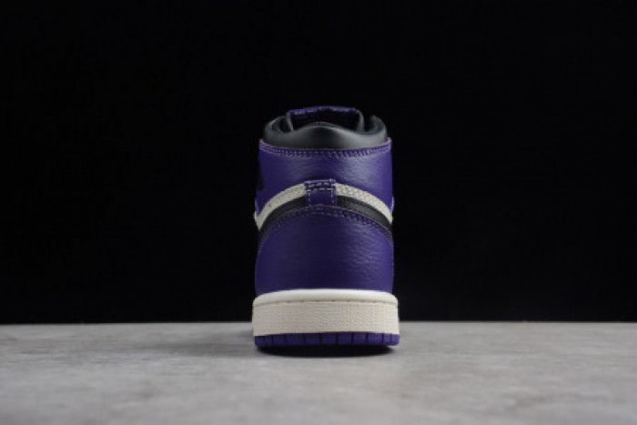 KIDS AIR JORDAN 1 RETRO HIGH OG 'COURT PURPLE' 555088-501 - CCSHOES