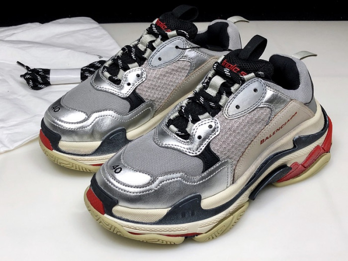 BLCG Triple S Silver Red (2018) 512175-W09O3-1081 - CCSHOES