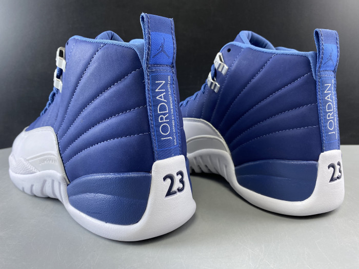 Air Jordan 12 Retro Stone Blue 130690-404 - CCSHOES