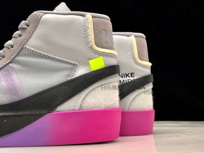 NIKE BLAZER MID OFF-WHITE WOLF GREY SERENA AA3832-002 - CCSHOES