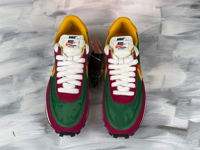 Sacai x Nike LDV Waffle 'Pink Green' BV0073-301 - CCSHOES
