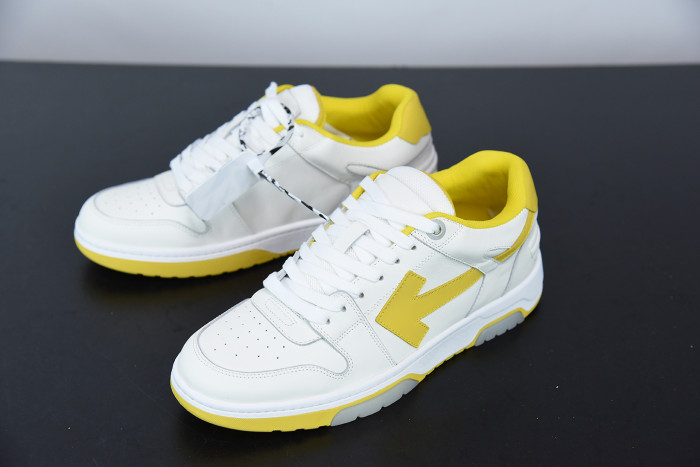 OFF WHITE™ C/O VIRGIL ABLOH OUT OF OFFICE LOW-TOP LEATHER SNEAKERS "OOO" - CCSHOES