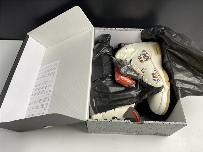 AIR Jordan 6 Retro Quai54 Sail Brown (2020) CZ4152-100 - CCSHOES