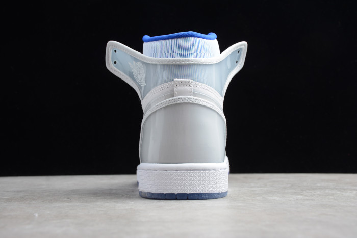 Air Jordan 1 Retro High Zoom White Racer Blue CK6637-104 - CCSHOES