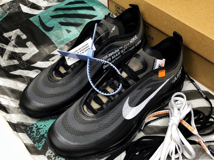 AIR MAX 97 OFF-WHITE BLACK AJ4585-001 - CCSHOES