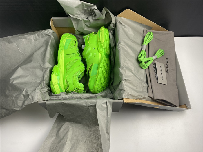 BLCG TRACK TRAINER FLUO GREEN 542436 W3AB1 3801 - CCSHOES