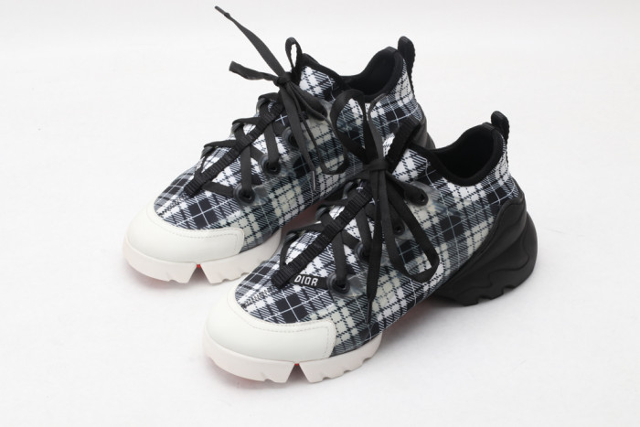 DR-CONNECT BLACK PLAID - CCSHOES