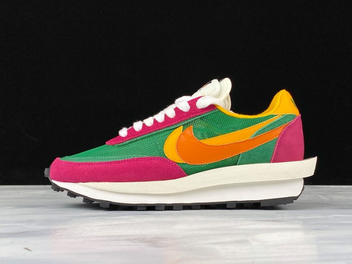 Sacai x Nike LDV Waffle 'Pink Green' BV0073-301 - CCSHOES