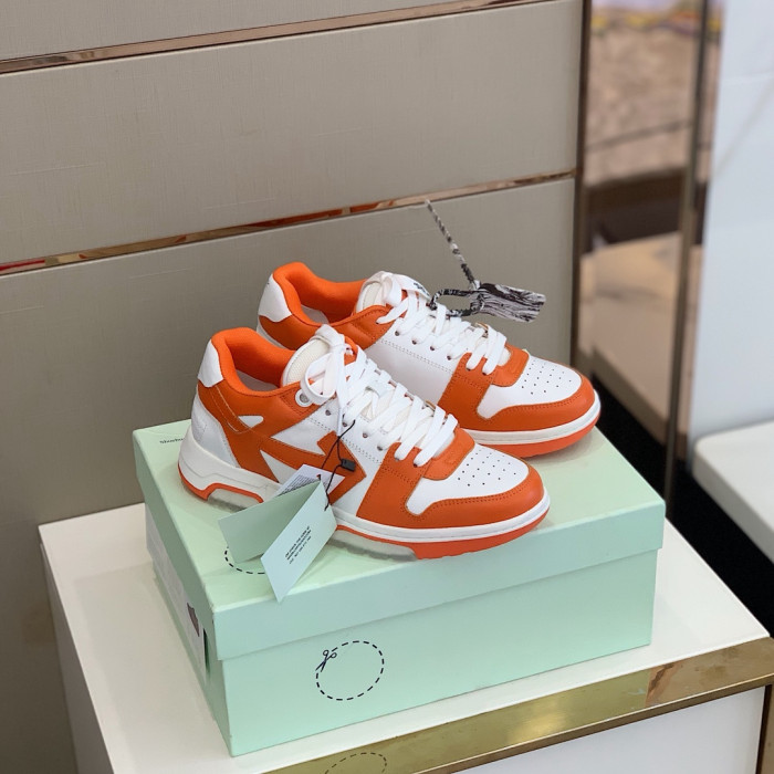 OFF WHITE™ C/O VIRGIL ABLOH OUT OF OFFICE LOW-TOP LEATHER SNEAKERS "OOO" - CCSHOES