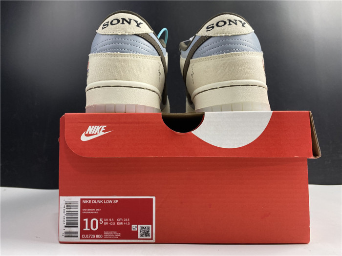 TRAVIS SCOTT X PLAYSTATION X NK SB DUNK LOW CU1726-800 - CCSHOES