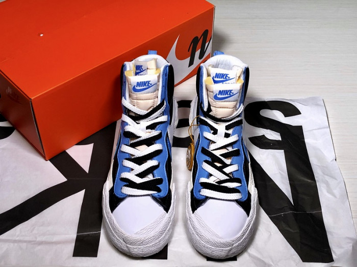 SACAI X NIKE BLAZER MID UNIVERSITY BLUE BV0072-001 - CCSHOES