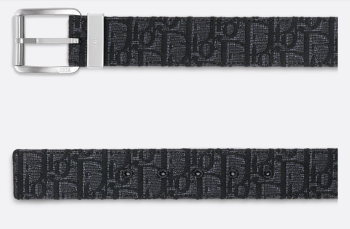 Dior Oblique Jacquard Belt - CCSHOES