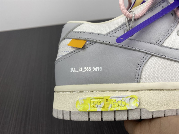 Nike Dunk Low Off-White Lot 24 DM1602-119 - CCSHOES