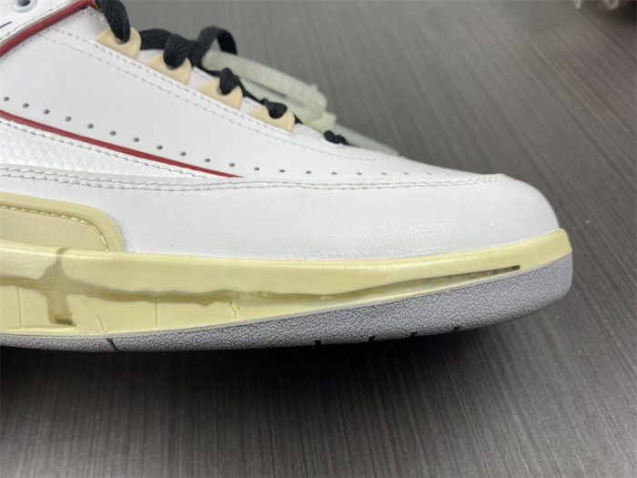Jordan 2 Retro Low SP Off-White White Red DJ4375-106 - CCSHOES