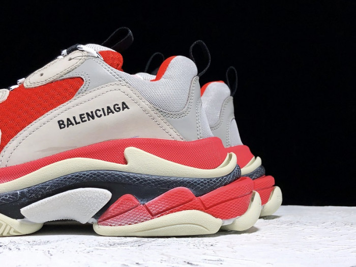 BLCG Triple S Red Grey White 536737 W09OH 6495 - CCSHOES