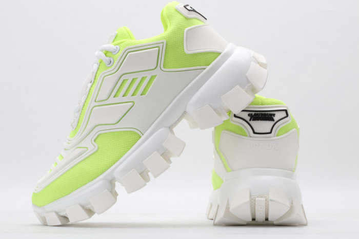 PRAD CLOUDBUST THUNDER KNIT GREEN AND WHITE - CCSHOES
