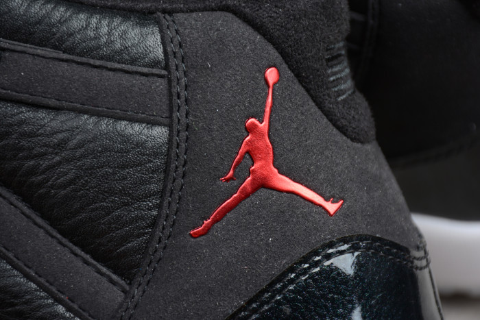 Air Jordan 11 Retro BP "72-10" black mens 378037-002 - CCSHOES