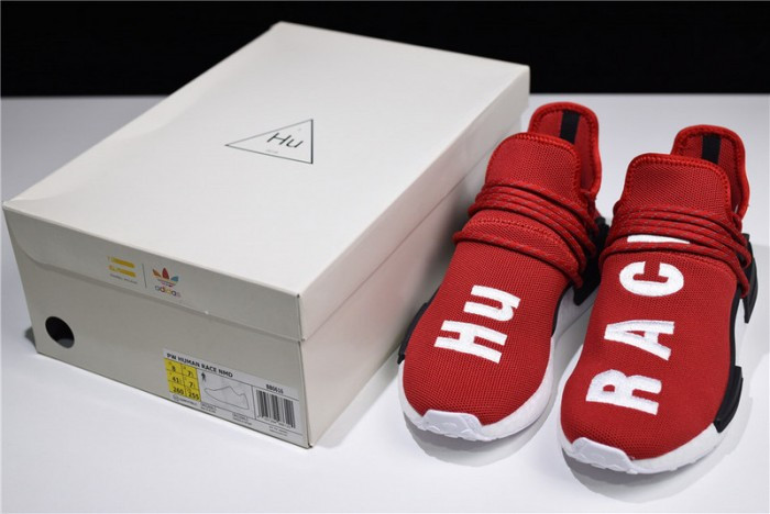 ADIDAS mens PW HUMAN RACE NMD "PHARRELL" red BB0616 - CCSHOES