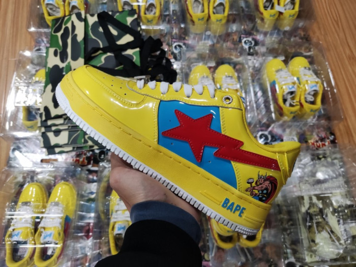 A BATHING APE MARVEL BAPE STA - CCSHOES
