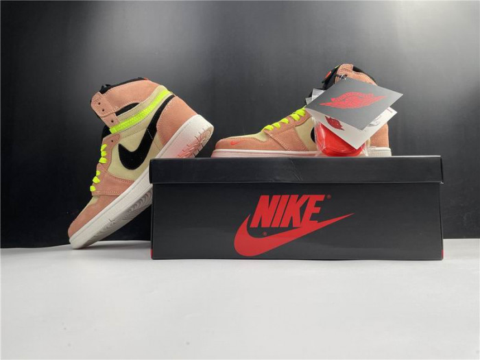 Air Jordan 1 High Switch Peach CW6576-800 - CCSHOES