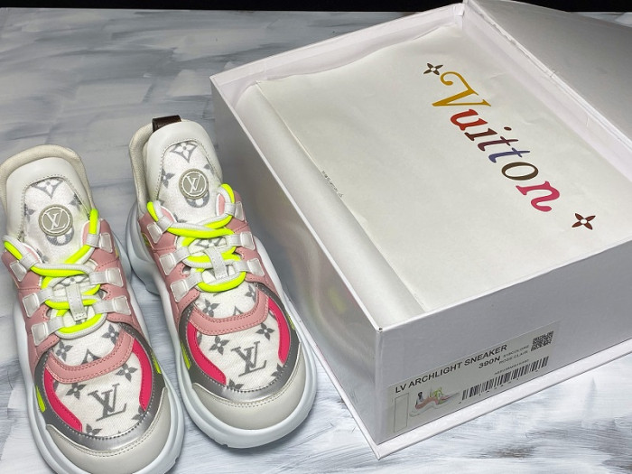 LV ARCHLIGHT SNRAKER ROSE CLAIR 51BCOLORE 1A65JQ - CCSHOES