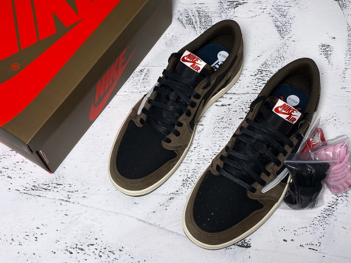 Travis Scott x Air Jordan 1 Low OG SP “Dark Mocha” CQ4277-001 - CCSHOES