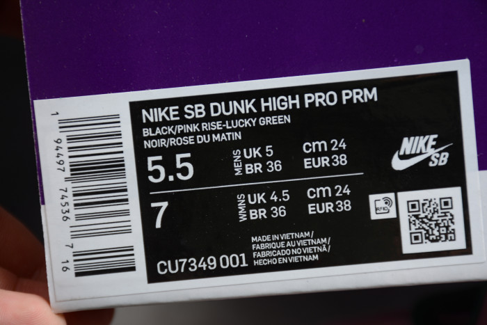 Nike SB Dunk High Invert Celtics CU7349-001 - CCSHOES