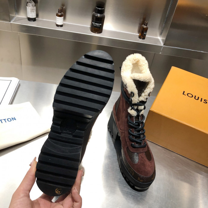 LOUS VUITON LAUREATE PLATFORM DESERT BOOT - CCSHOES