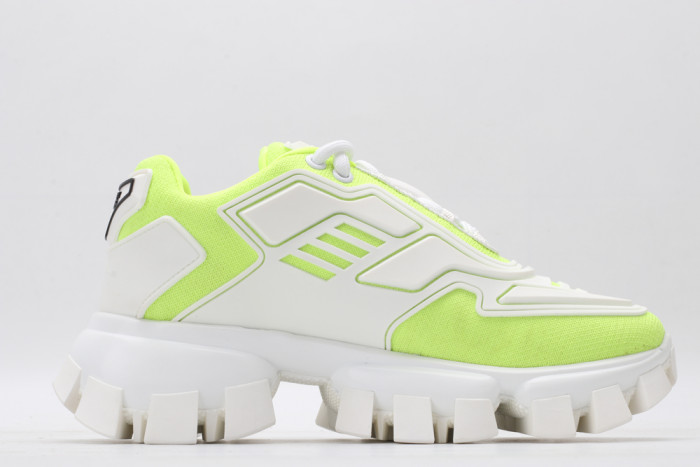 PRAD CLOUDBUST THUNDER KNIT GREEN AND WHITE - CCSHOES