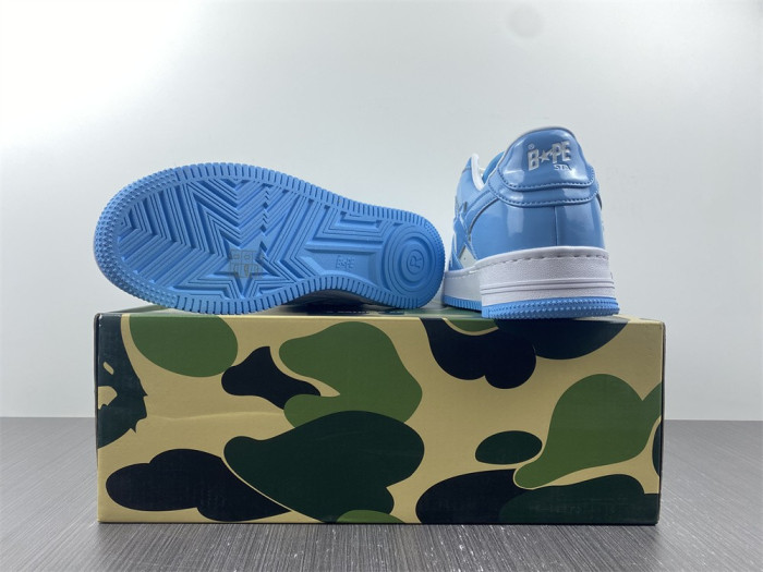 A BATHING APE SK8 STA LOW BLUE - CCSHOES
