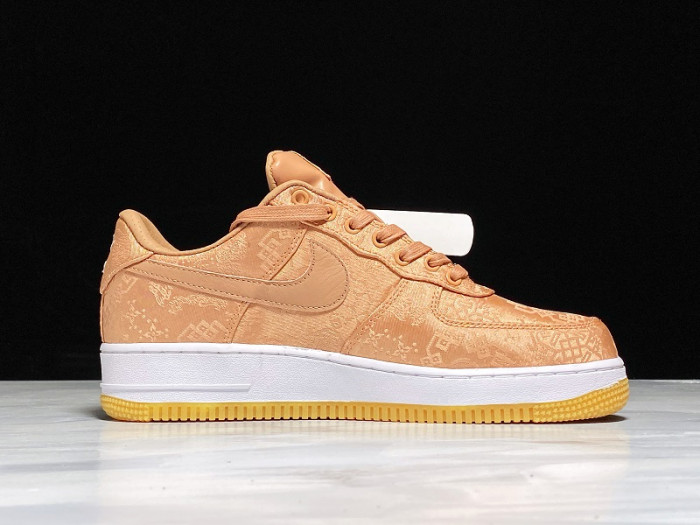 Nike Air Force 1 Low Clot Rose Gold Silk CJ5290-600 - CCSHOES