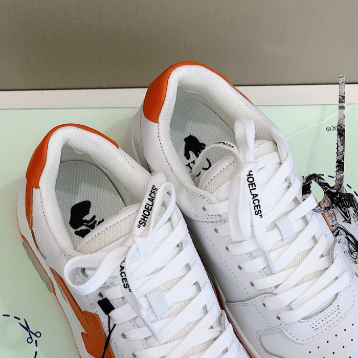 OFF WHITE™ C/O VIRGIL ABLOH OUT OF OFFICE LOW-TOP LEATHER SNEAKERS "OOO" - CCSHOES
