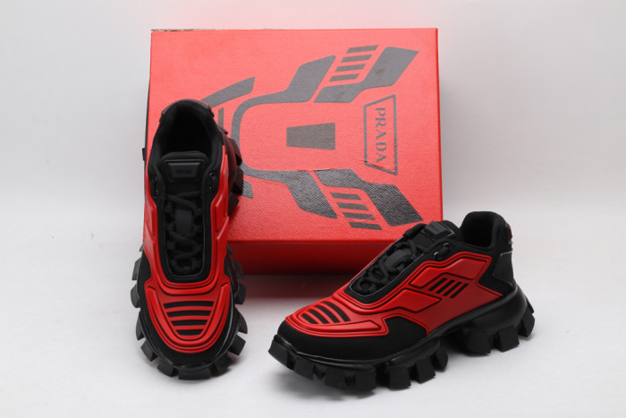 PRAD CLOUDBUST THUNDER KNIT RED AND BLACK - CCSHOES