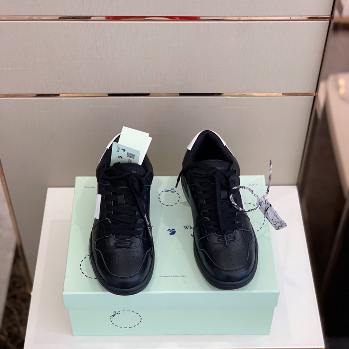 OFF WHITE™ C/O VIRGIL ABLOH OUT OF OFFICE LOW-TOP LEATHER SNEAKERS "OOO" - CCSHOES