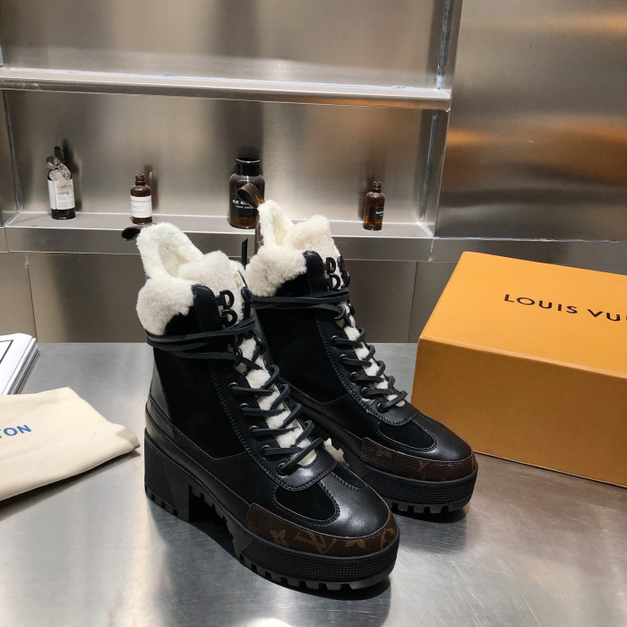 LOUS VUITON LAUREATE PLATFORM DESERT BOOT - CCSHOES