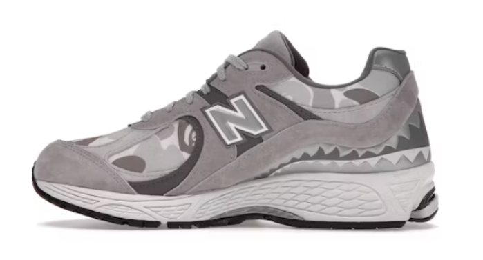 New Balance 2002R BAPE Grey - CCSHOES
