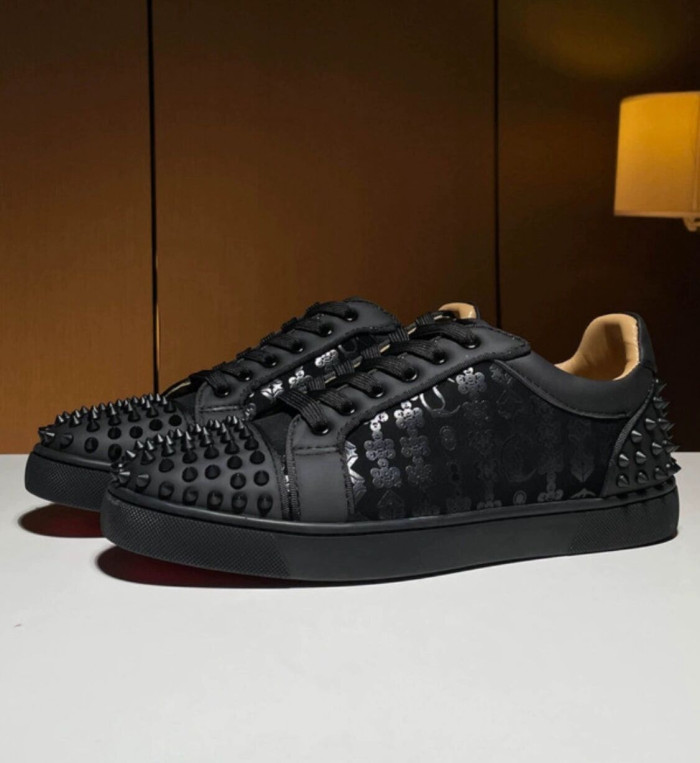 Christian Louboutin Louis Junior Spikes - CCSHOES