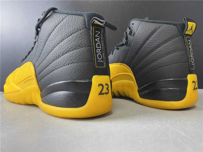 Air Jordan 12 Retro Black University Gold 130690-070 - CCSHOES