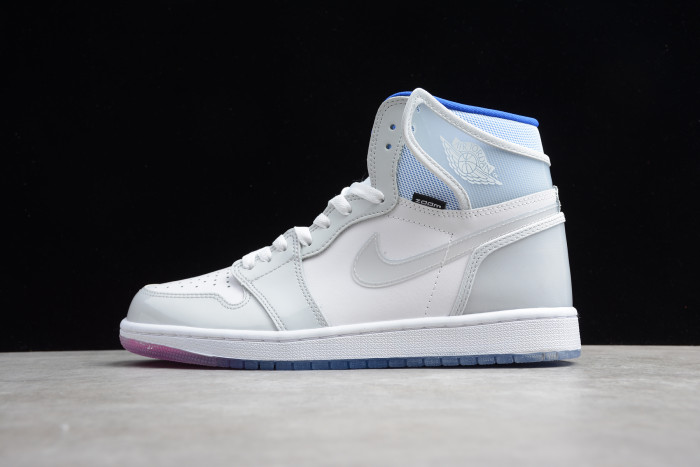 Air Jordan 1 Retro High Zoom White Racer Blue CK6637-104 - CCSHOES