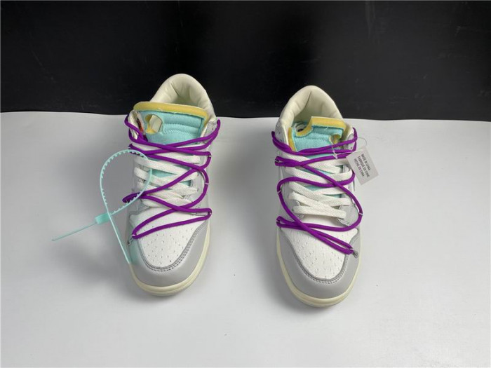 OFF-WHITE X DUNK LOW “21 OF 50” DM1602-100 - CCSHOES