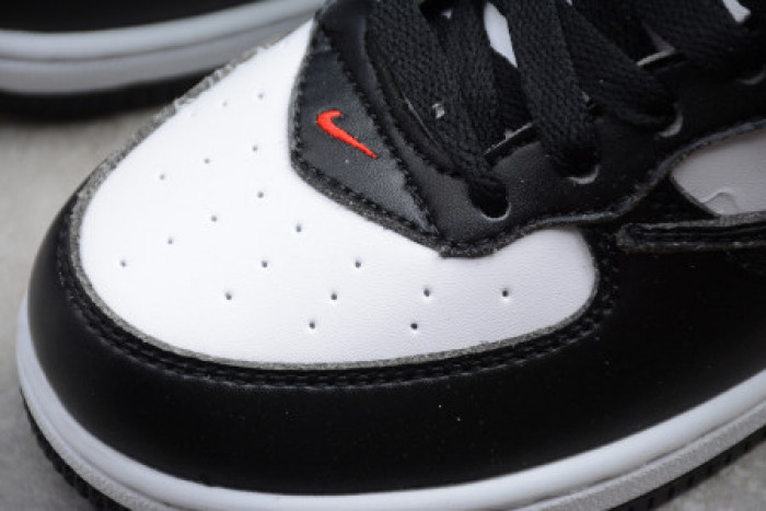 KIDS NIKE AIR FORCE 1 MID 07 X TRAVIS SCOTT WHITE BLACK RED 314197-016 - CCSHOES