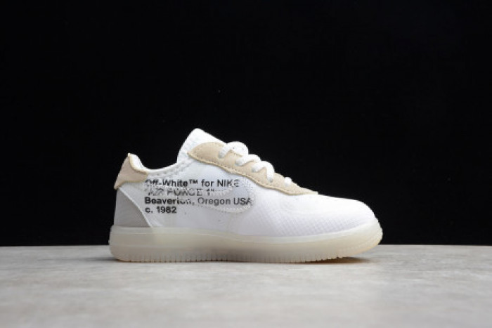 NIKE AIR FORCE 1 LOW OFF-WHITE WHITE(TD) BV0853-100 - CCSHOES