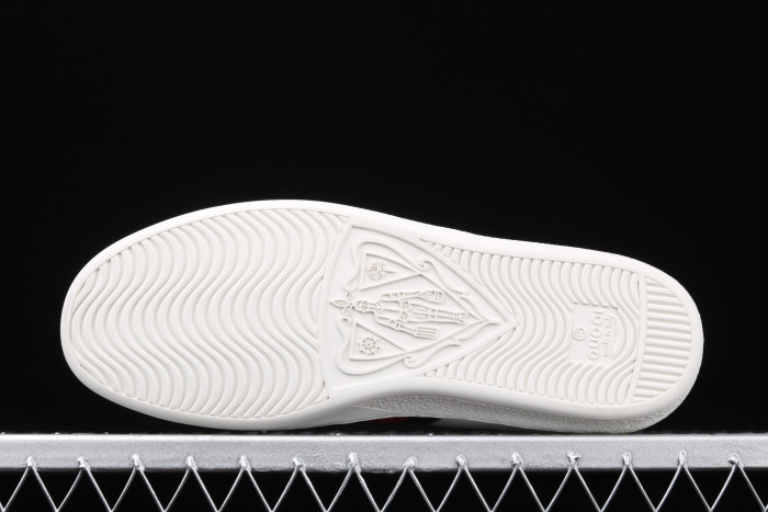 GUCC Ace Embroidered Low-Top Sneaker white with bee ‎429446 02JP0 9064 - CCSHOES
