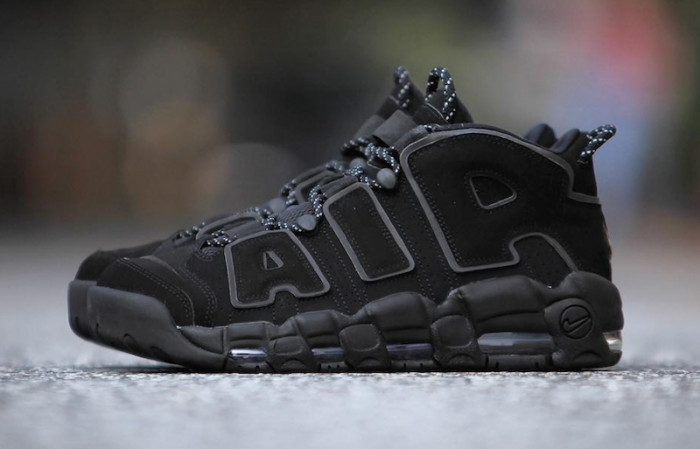 Nike Air More Uptempo “Triple Black Reflective” 414962-004 - CCSHOES