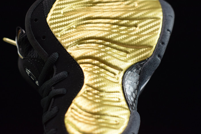 Nike Air Foamposite Pro “Metallic Gold” Black mens 624041-701 - CCSHOES
