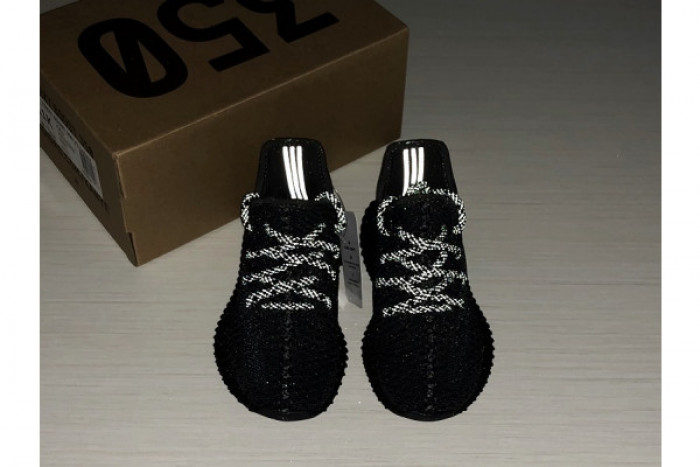 ADIDAS KIDS YEEZY BOOST 350 V2 BLACK (NON-REFLECTIVE) FU9013 - CCSHOES